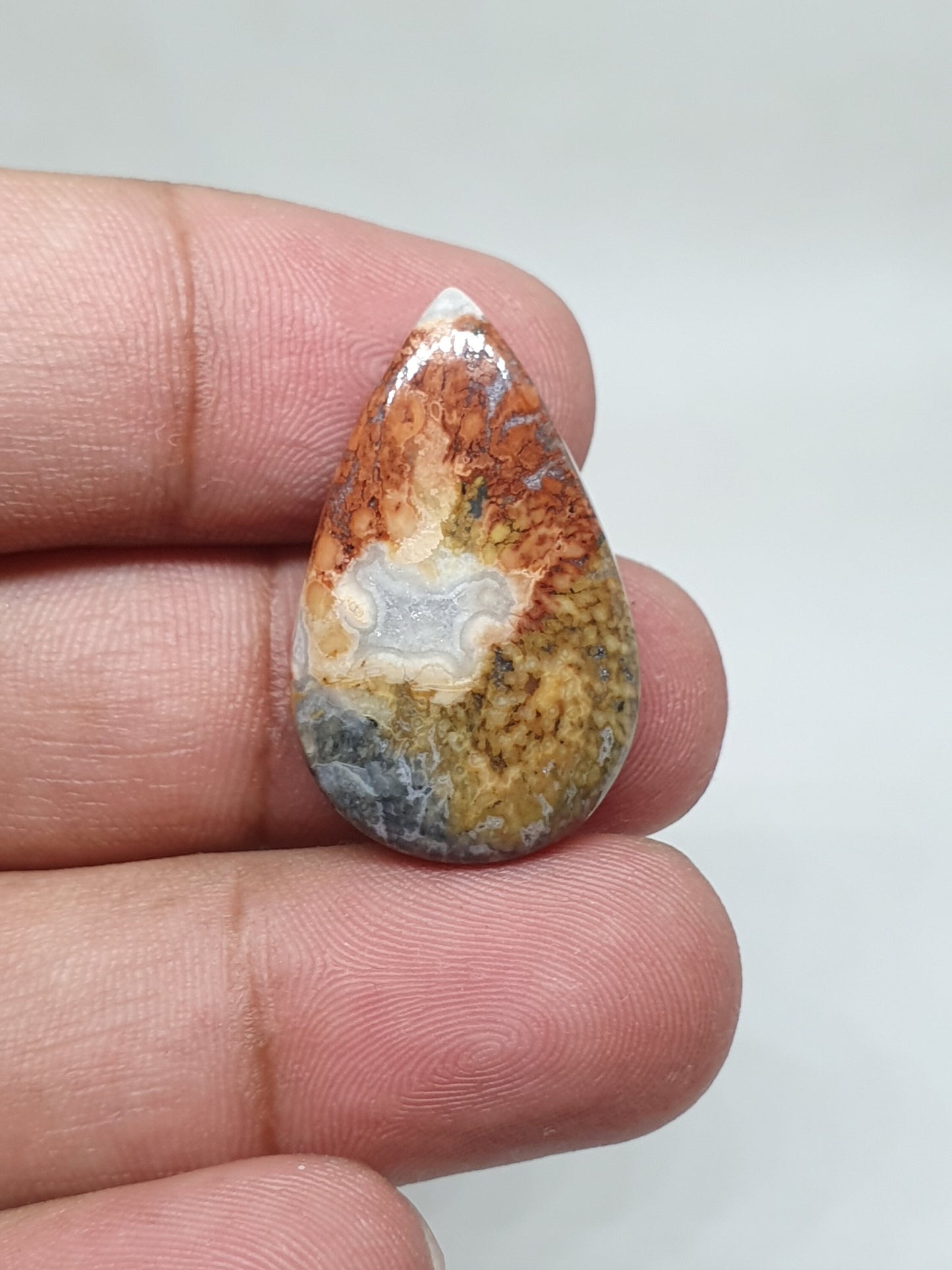 Maligano Jasper Cabochon: AAA Quality Loose Gemstone