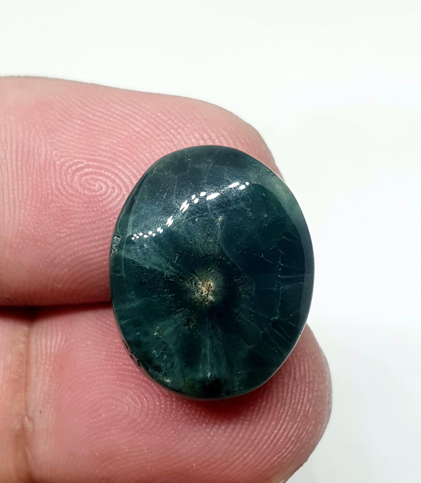Oval Ocean Jasper Cabochon: AAA Quality Gemstone, 18x15x6mm