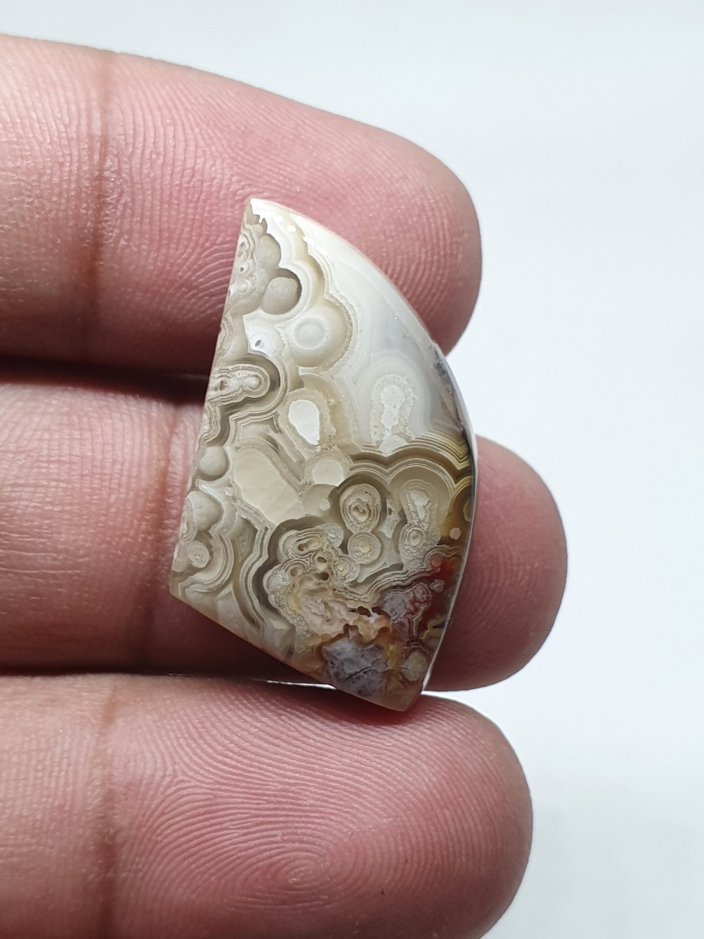 AAA Crazy Lace Agate Cabochon: Polished Laguna Gemstone