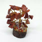 Handmade Gemstone Bonsai Tree: Rough Stone Home Decor Art