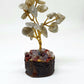 Handmade Gemstone Tree: Rough Stone Bonsai Decor