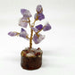 Handmade Amethyst Gemstone Tree: Home Decor Art, 2 inch