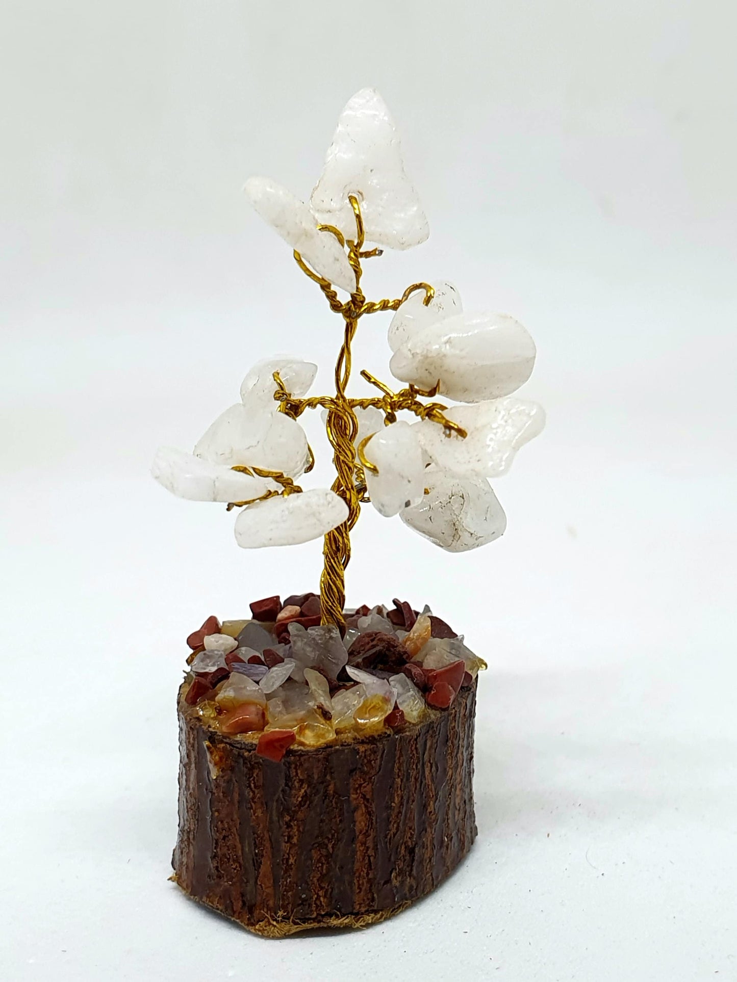 Handmade Gemstone Tree: Rough Amethyst Bonzai Decor