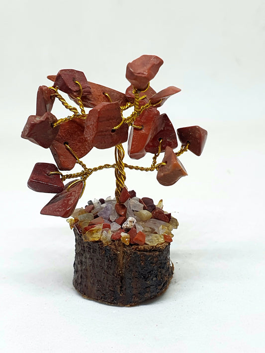 Handmade Gemstone Bonsai Tree: Rough Stone Home Decor Art