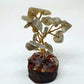 Handmade Gemstone Tree: Rough Stone Bonsai Decor