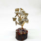 Handmade Gemstone Tree: Rough Stone Bonsai Decor