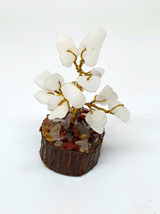 Handmade Gemstone Tree: Rough Amethyst Bonzai Decor