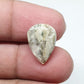 Teardrop Ocean Jasper Cabochon, AAA Grade Gemstone (17 X 12 X 5 mm)