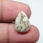 Teardrop Ocean Jasper Cabochon, AAA Grade Gemstone (17 X 12 X 5 mm)