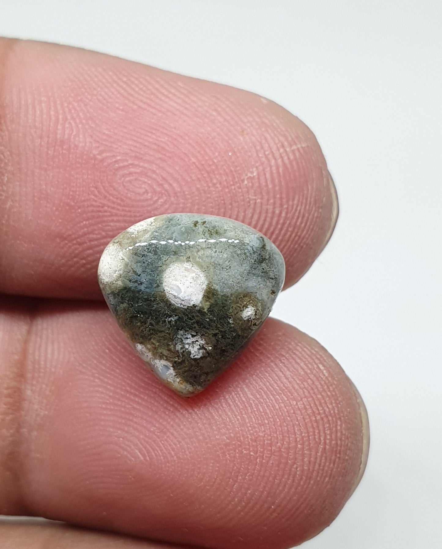 Ocean Jasper Cabochon, AAA Grade Fancy Gemstone (12 X 12 X 4 mm)