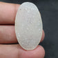 Polished Druzy Gemstone Pendant: Natural Crystal Slice (43x24x5mm, 39.40 Carat)