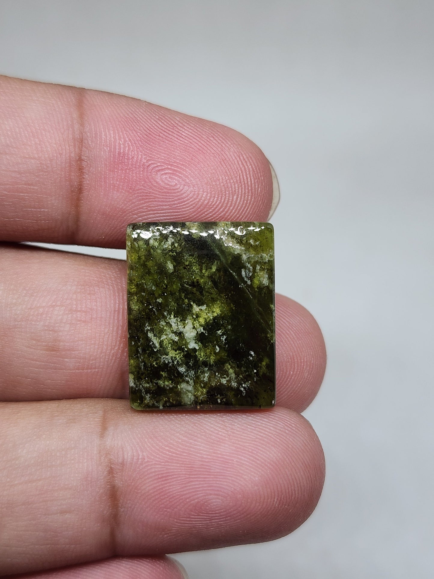 AAA Vesonite Cabochon, Rectangle Pendant Gemstone (21x16x6mm)