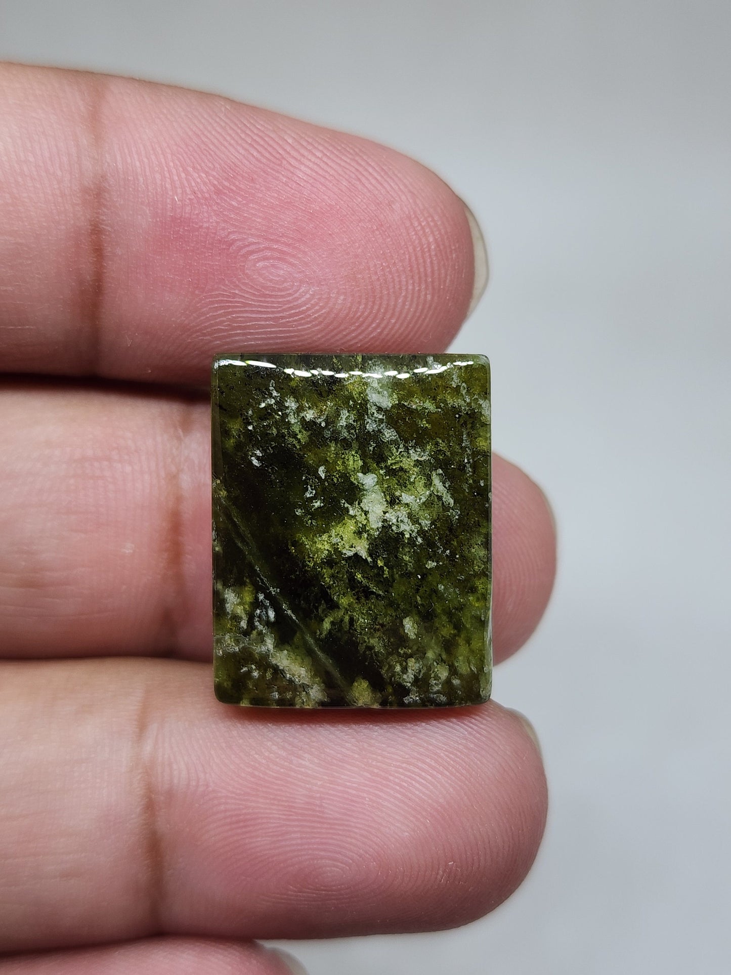 AAA Vesonite Cabochon, Rectangle Pendant Gemstone (21x16x6mm)