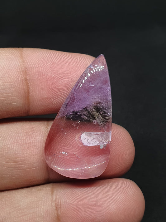 Natural Pear Ametrine Gemstone: 36 Crt Loose Cabochon
