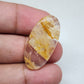 Oval Cherry Quartz Cabochon: 32 Carat Loose Gemstone