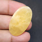 Yellow Calcite Gemstone, Oval Cabochon, Loose Stone