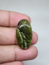 AAA Vesonite Cabochon, Oval Green Pendent Gemstone