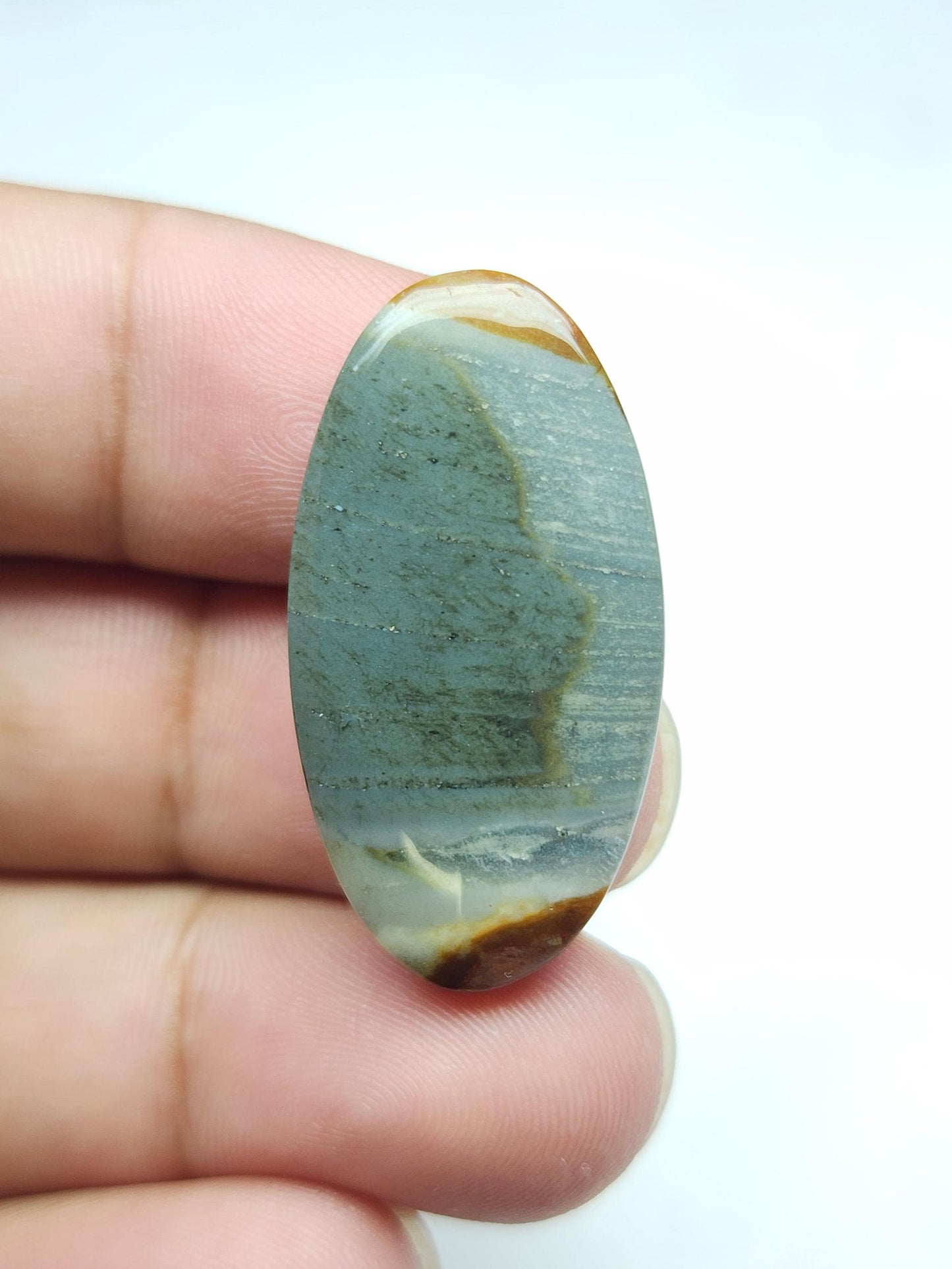 Natural Mookaite Jasper Cabochon: Loose Gemstone