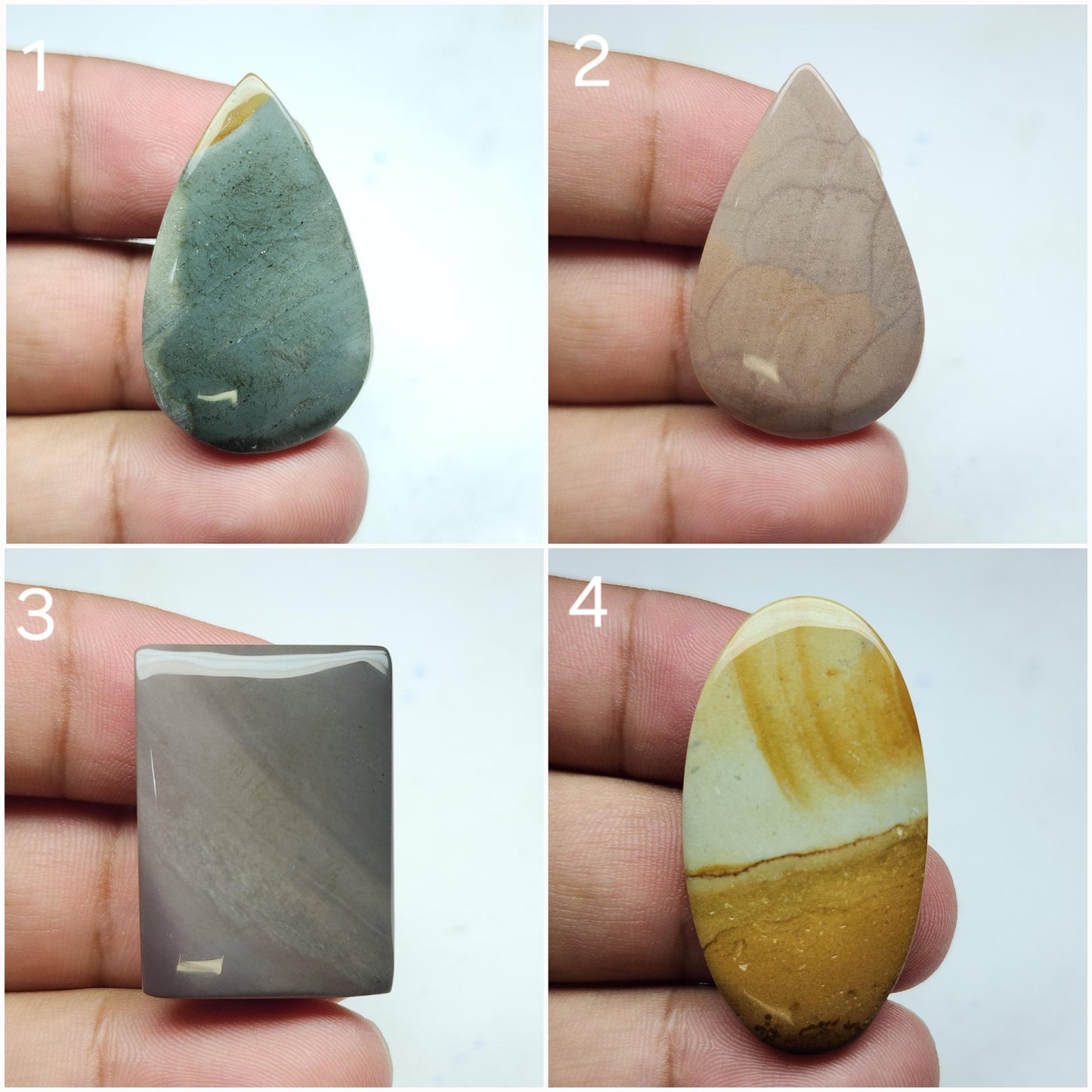 AAA Mookaite Jasper Cabochon, Designer Loose Stone