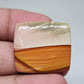 AAA Quality Mookaite Jasper Cabochon, Square Cut Stone (26 X 29 X 4mm)