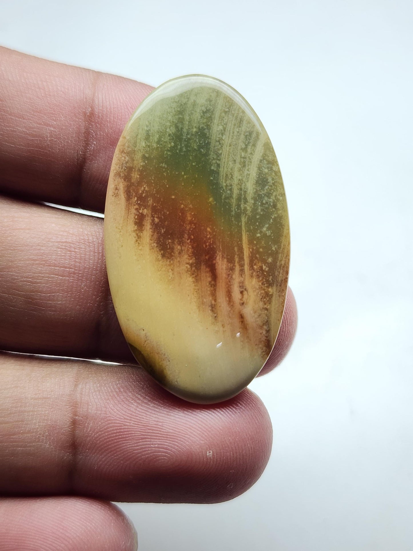 AAA Mookaite Jasper Cabochon: Loose Gemstone