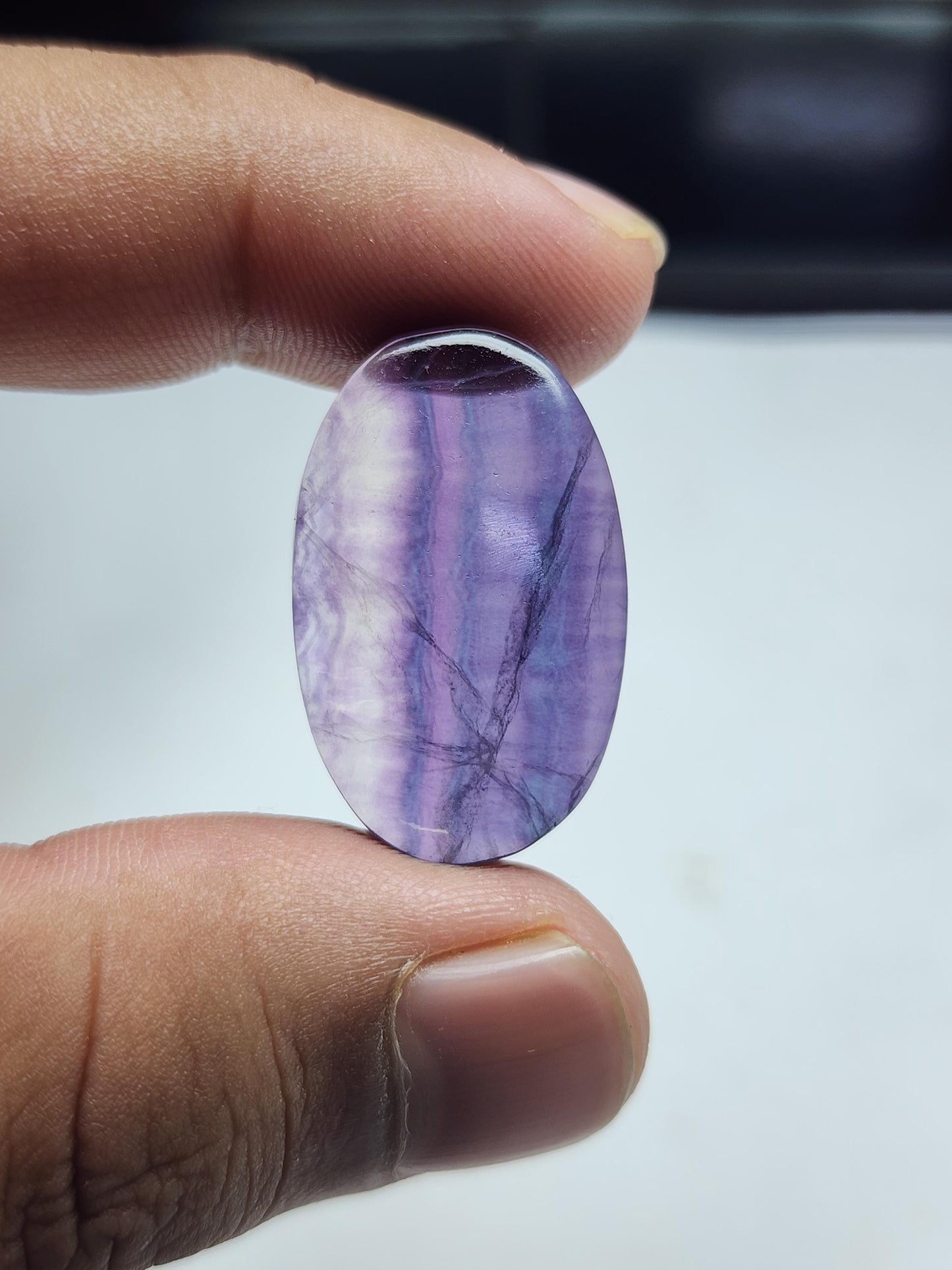 Flourite cabochon Gemstone