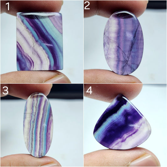 Flourite cabochon Gemstone