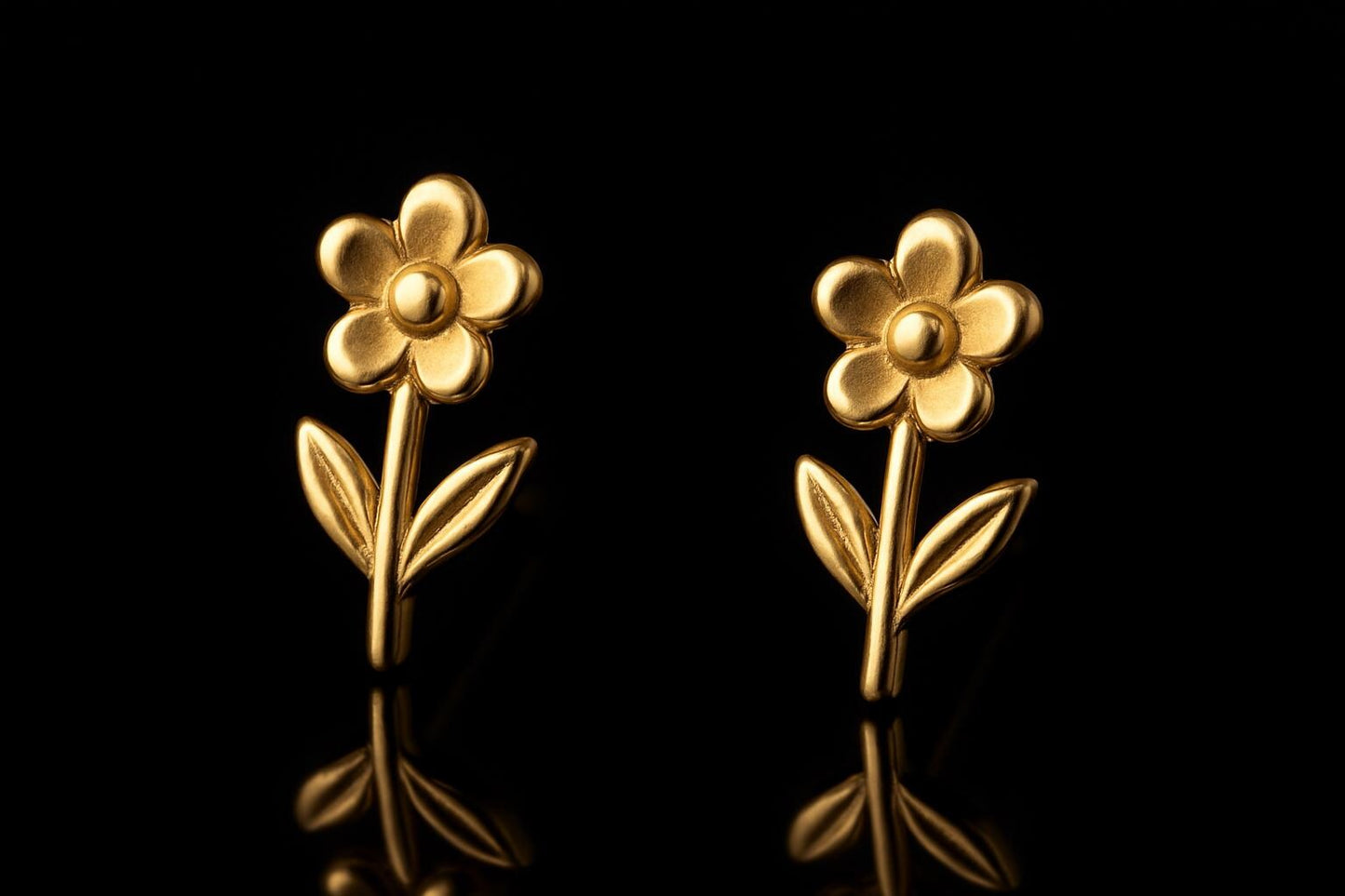 Sterling Silver 925 Flower Stud Earrings: Dainty Floral Jewelry