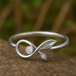 Sterling Silver Leaf Ring: Moissanite Promise Ring