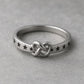 Sterling Silver Knot Ring: Star Cutout Infinity Love Jewelry
