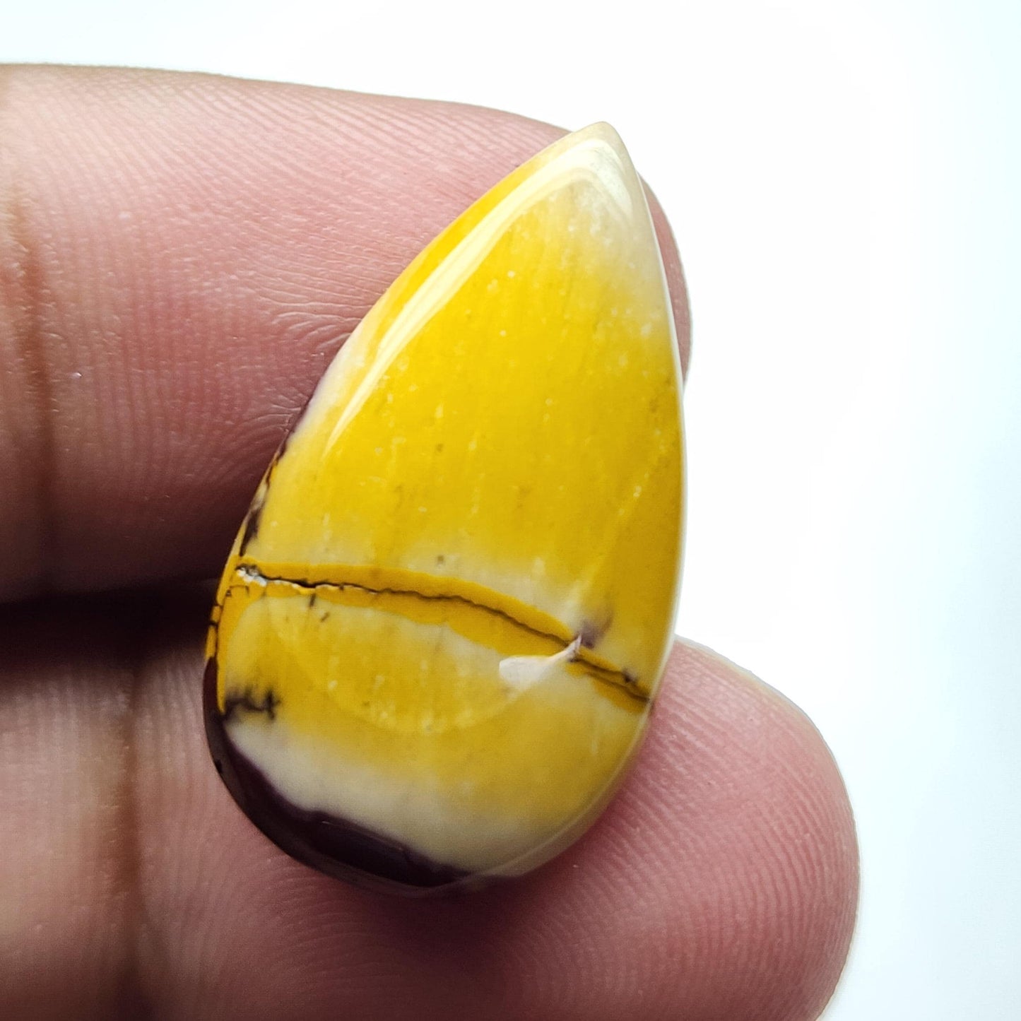 Mookaite Jasper Loose Cabochon – Polished Stone for Wire Wrap Jewelry