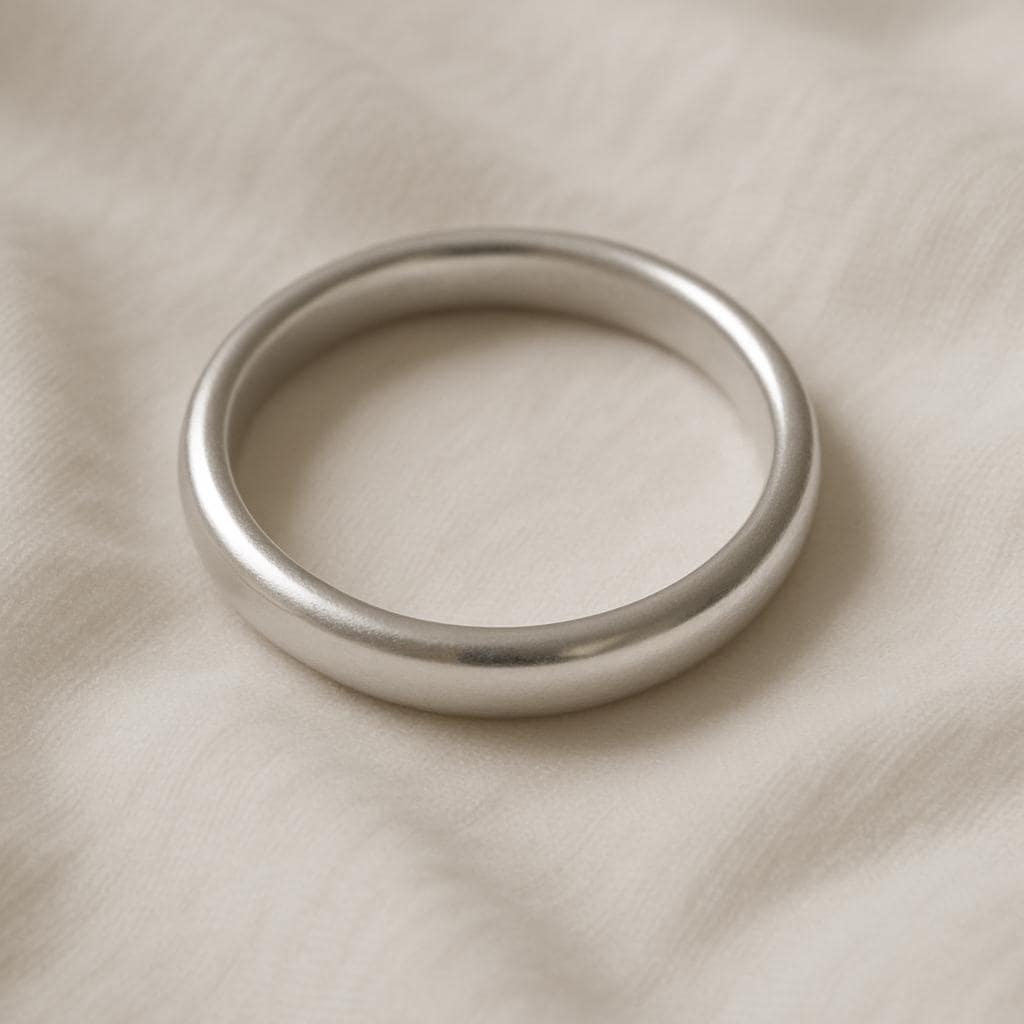 Sterling Silver Band Ring: Minimalist Unisex Jewelry