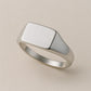 Sterling Silver Rectangle Signet Ring | Everyday Wear Ring
