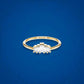 925 Silver Baguette CZ Ring – Dainty Stacking Minimalist Wedding Anniversary Band