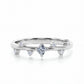 925 Silver CZ Princess Cut Ring – Dainty Solitaire Stacking Wedding Anniversary Band