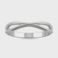925 Silver Criss Cross Band – Dainty Minimalist Stacking Infinity Wedding Promise Ring