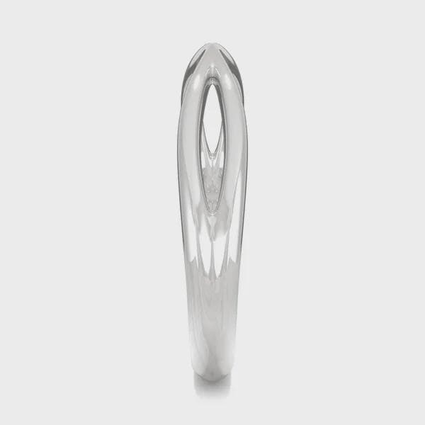 925 Silver Criss Cross Band – Dainty Minimalist Stacking Infinity Wedding Promise Ring