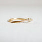 925 Silver CZ Band – Dainty Stacking Minimalist Wedding Anniversary Promise Ring