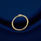 Baguette CZ Ring, Gold Plated 925 Sterling Silver Promise Ring