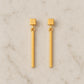 925 Silver Bar Earrings | Minimalist Drop Dangle Studs | Modern Geometric Everyday Jewelry Gift