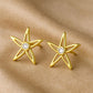 Starfish Stud Earrings Silver 925 CZ | Ocean Beach Jewelry Gift