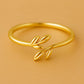 925 Silver Leaf Ring – Adjustable Nature Branch Open Band Minimalist Jewelry for Women