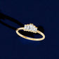 925 Silver Baguette CZ Ring – Dainty Stacking Minimalist Wedding Anniversary Band