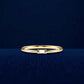 Baguette CZ Ring, Gold Plated 925 Sterling Silver Promise Ring