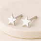 Sterling Silver Star Stud Earrings: Minimalist Celestial Jewelry