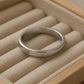 Minimalist Sterling Silver Band Ring | Unisex Comfort Fit