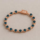 London Blue Topaz Sterling Silver Tennis Bracelet | December Birthstone Gift