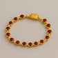 Garnet Tennis Bracelet | 925 Sterling Silver January Birthstone