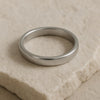 Minimalist Sterling Silver Band Ring | Unisex Comfort Fit