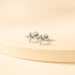 Star Earrings Silver 925 • Minimal North Star Studs • Dainty Shiny Starburst Flat Back/Screw
